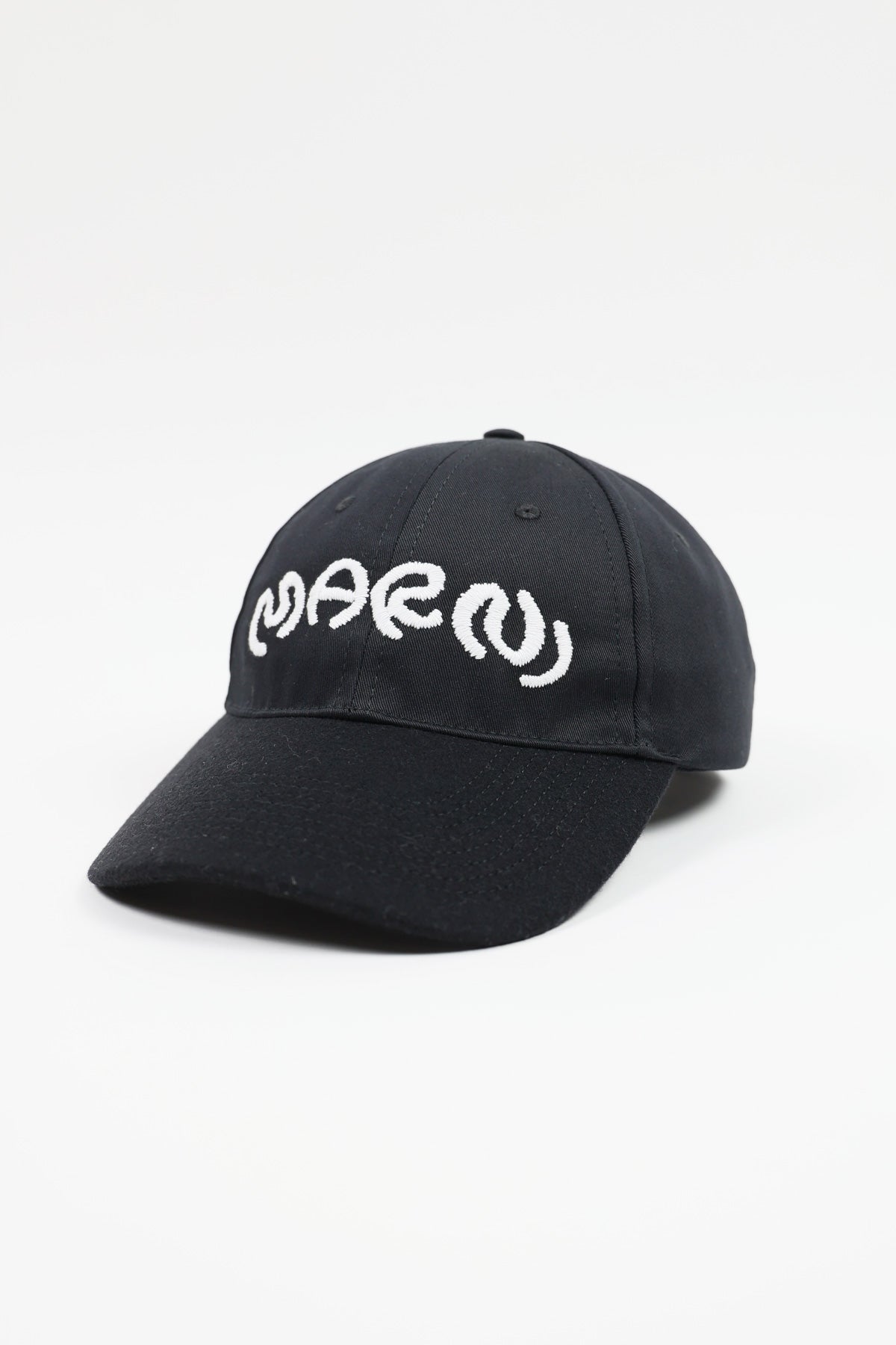 Marni - Embroidered Logo Cap - Black - Canoe Club