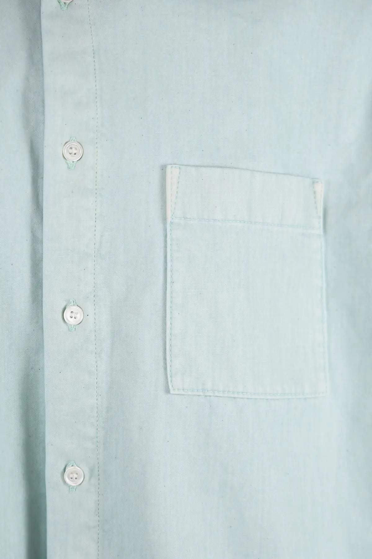 Marni - Garment Dyed Flock Denim - Aquamarine - Canoe Club