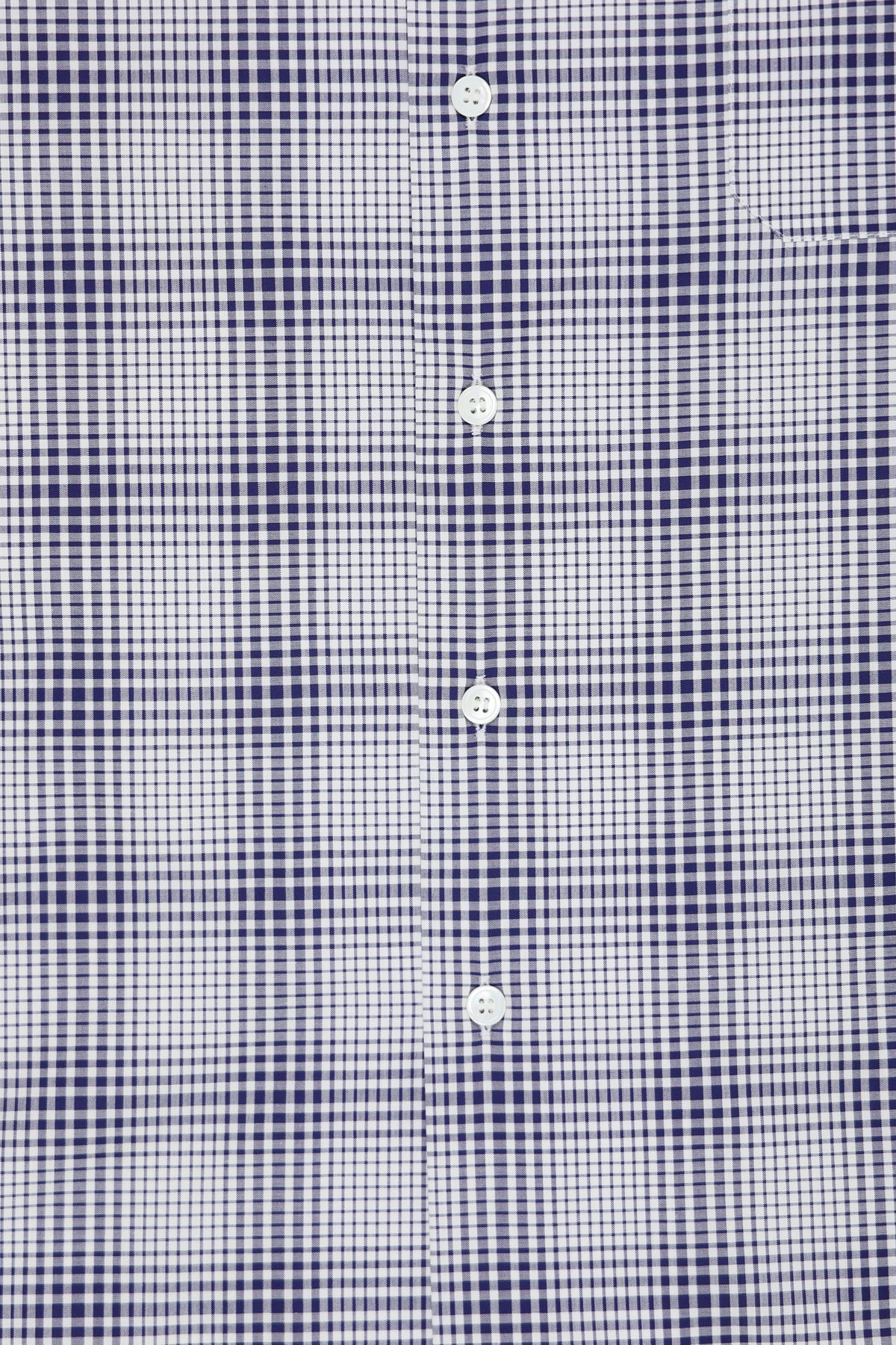 Marni - Organic Poplin Check Camp Shirt - Blue Marine - Canoe Club