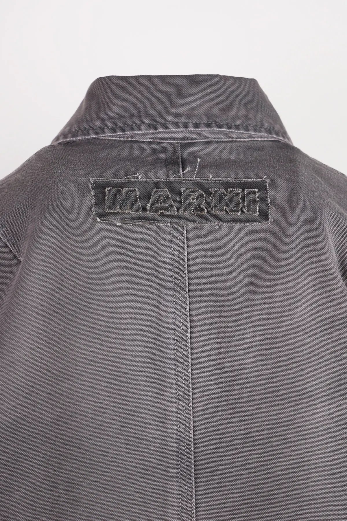 Marni - Overdyed Cotton Canvas Workwear Jacket - Dolphin Grey - Canoe Club