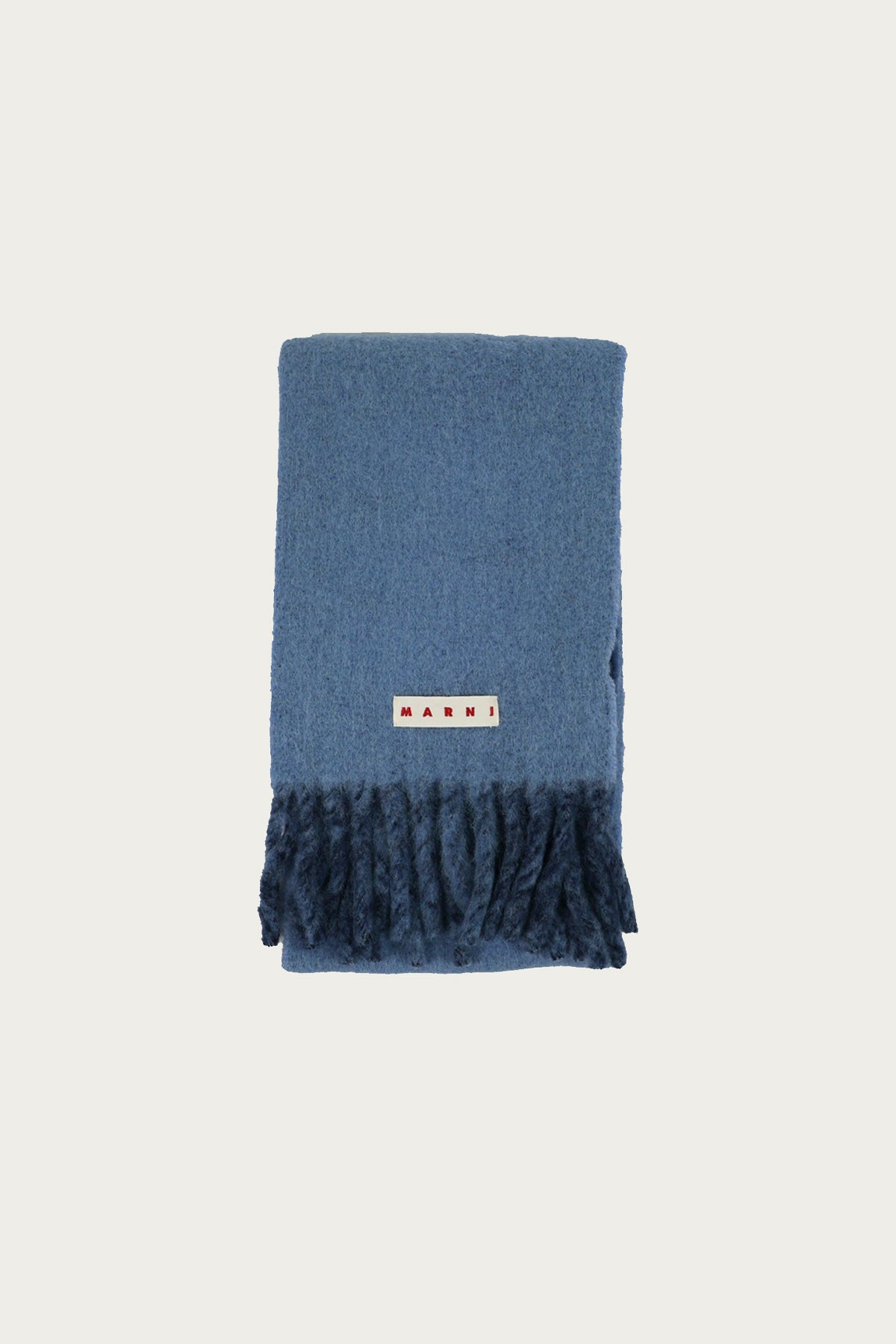 Marni - Striped Wool Scarf - Light Blue - Canoe Club