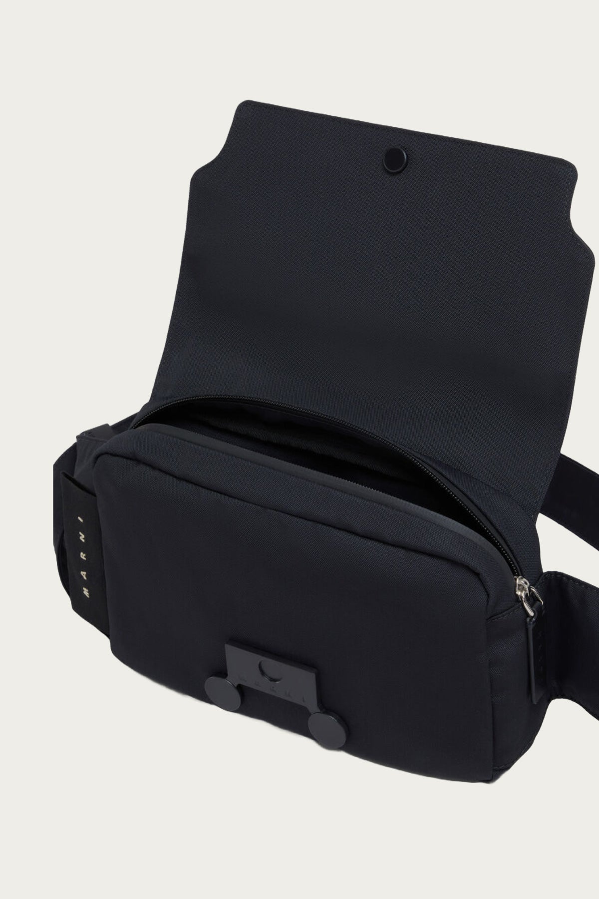 Marni - Trunkaroo Logo Pouch - Black - Canoe Club