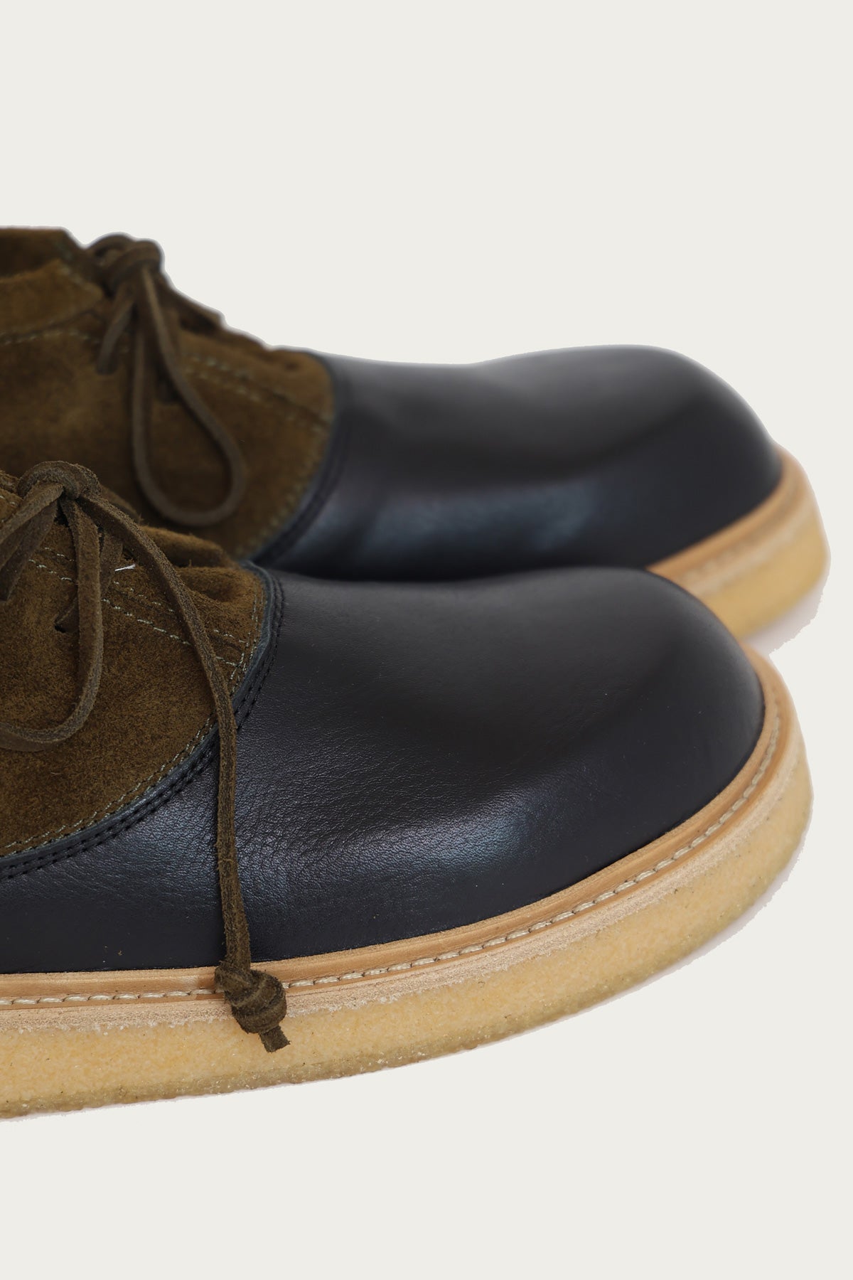 Marni - Two-Tone Boots - Dark Brown/Black - Canoe Club