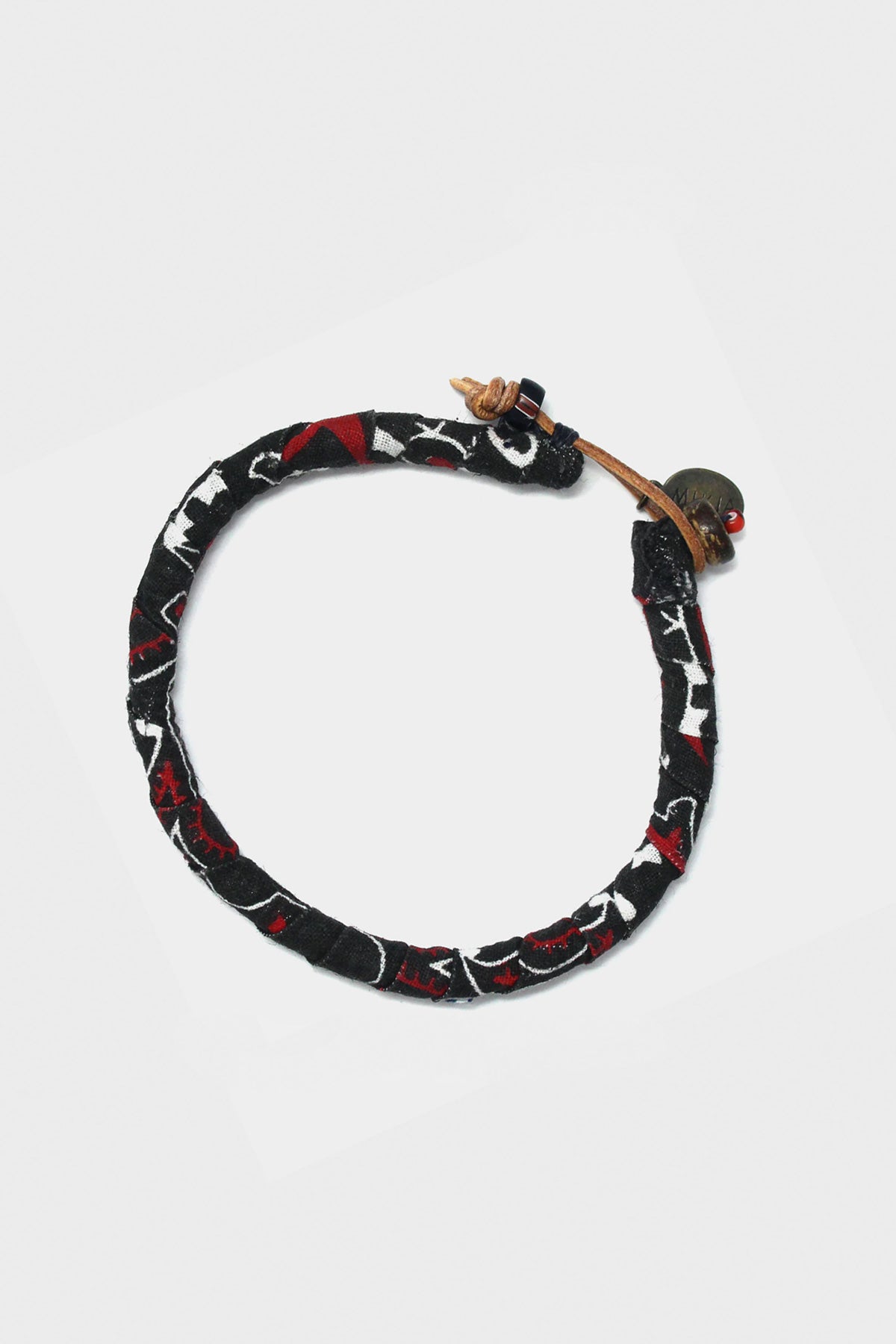 Mikia - Bandana Bracelet - Black/Red - Canoe Club