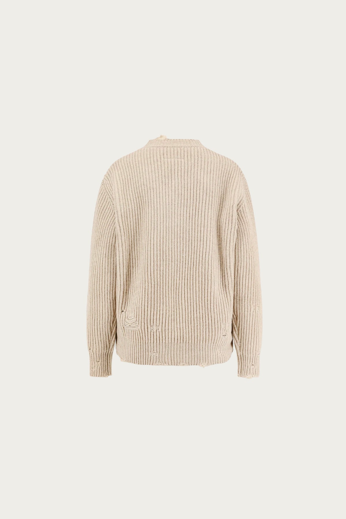 MM6 Maison Margiela - Distressed V-Neck Sweater - Canoe Club