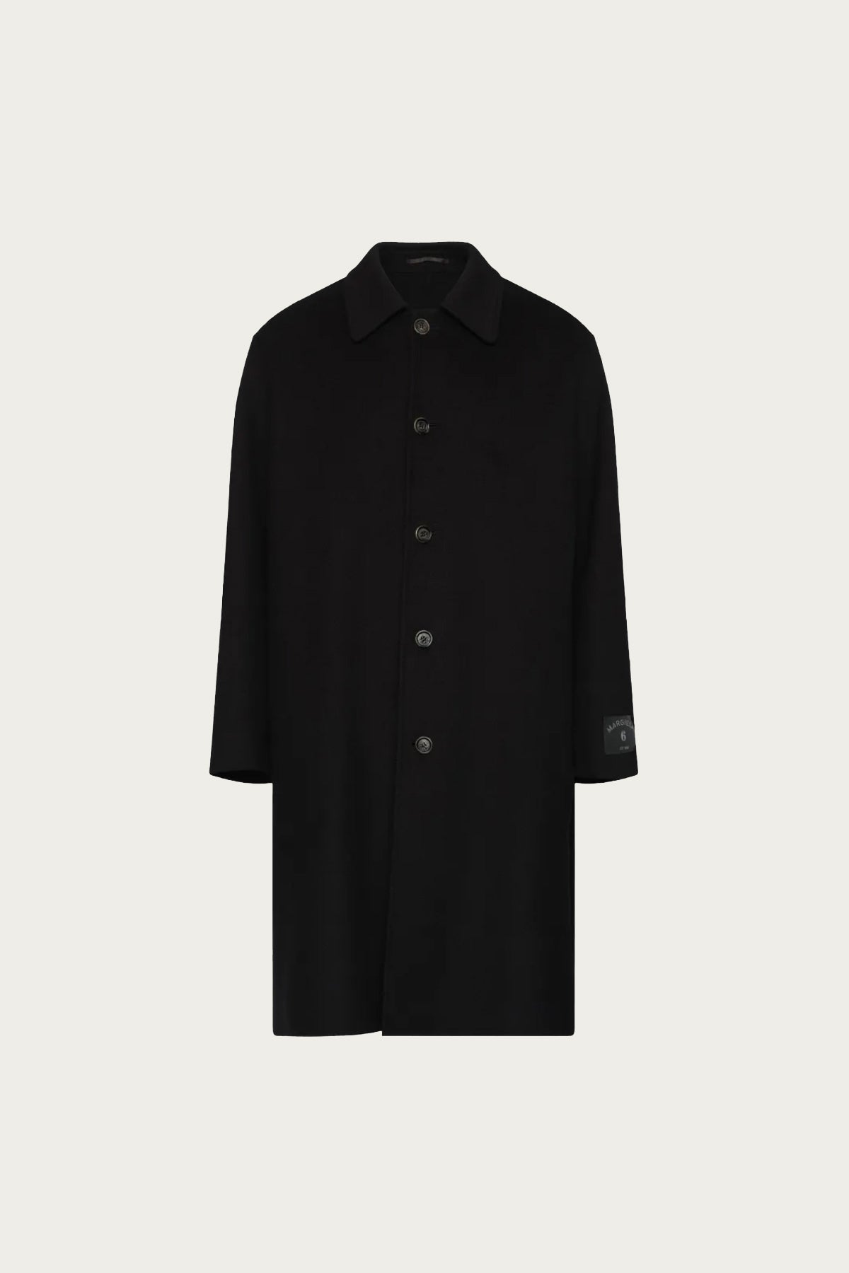 MM6 Maison Margiela - Double-Faced Wool Coat - Black - Canoe Club
