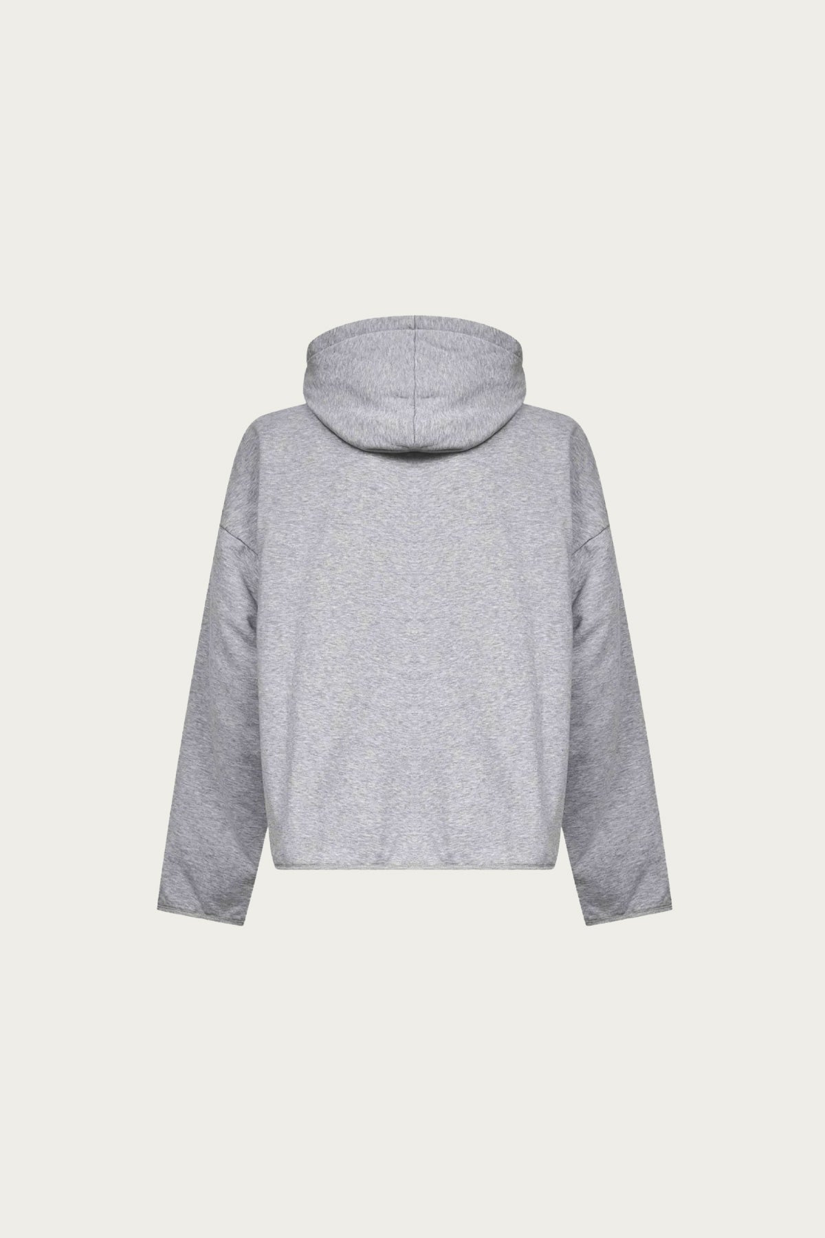 MM6 Maison Margiela - Flat Hem Hoodie - Heather Grey - Canoe Club