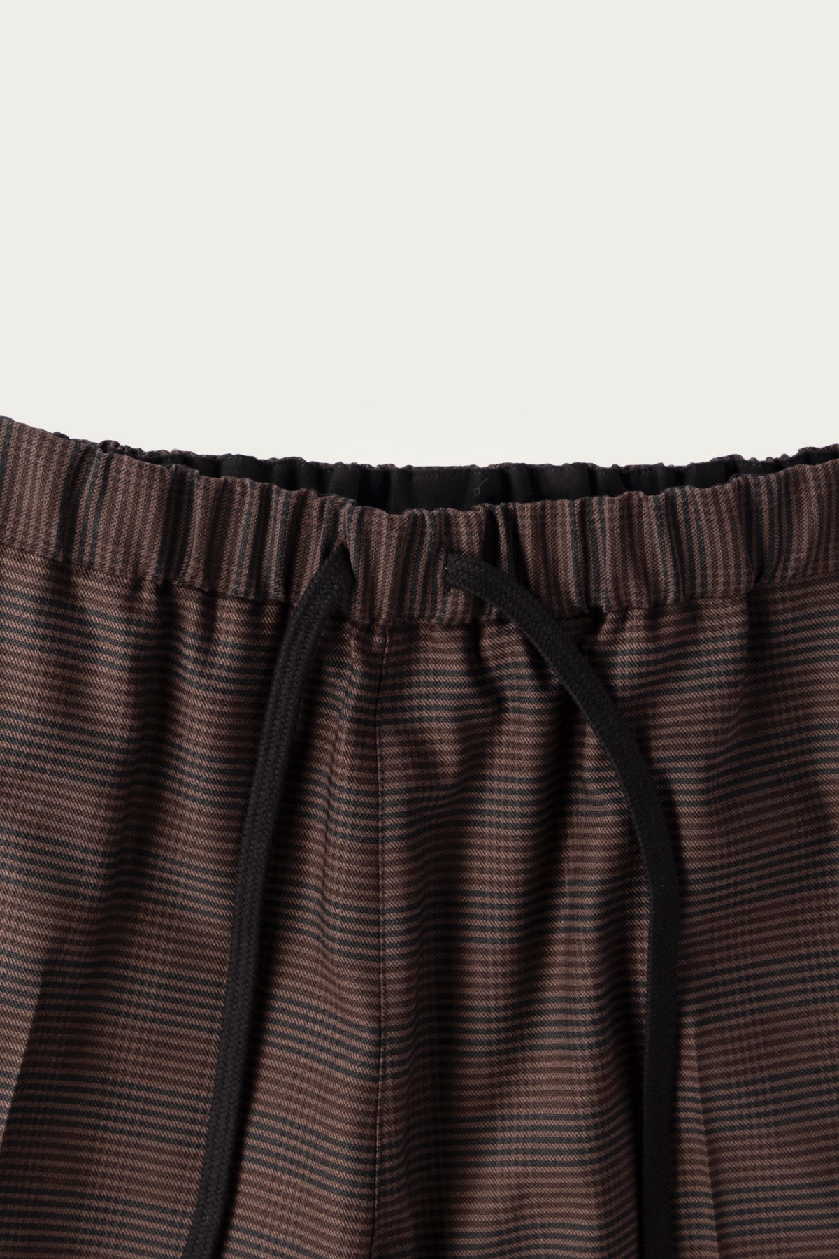 MM6 Maison Margiela - Glen Plaid Easy Trousers - Brown/Black - Canoe Club