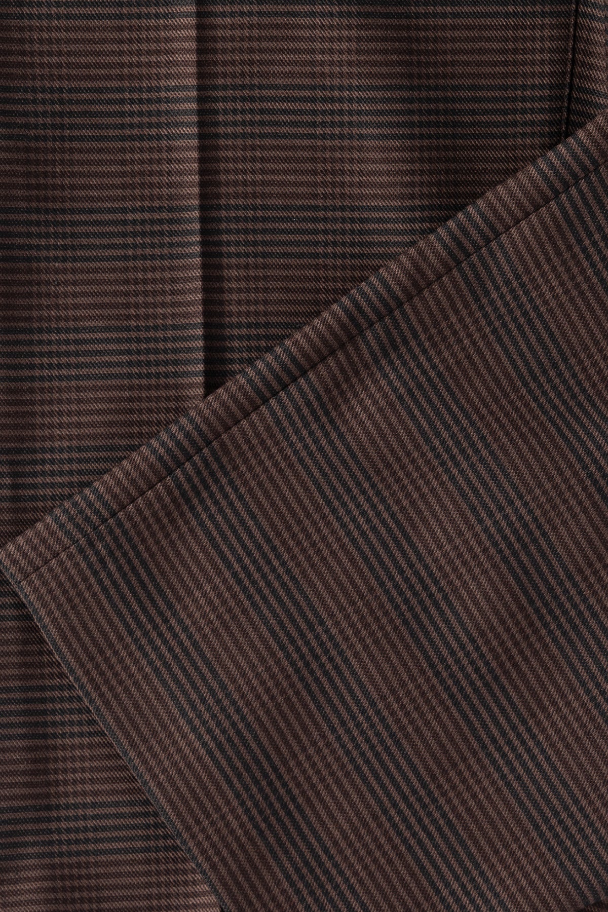 MM6 Maison Margiela - Glen Plaid Easy Trousers - Brown/Black - Canoe Club