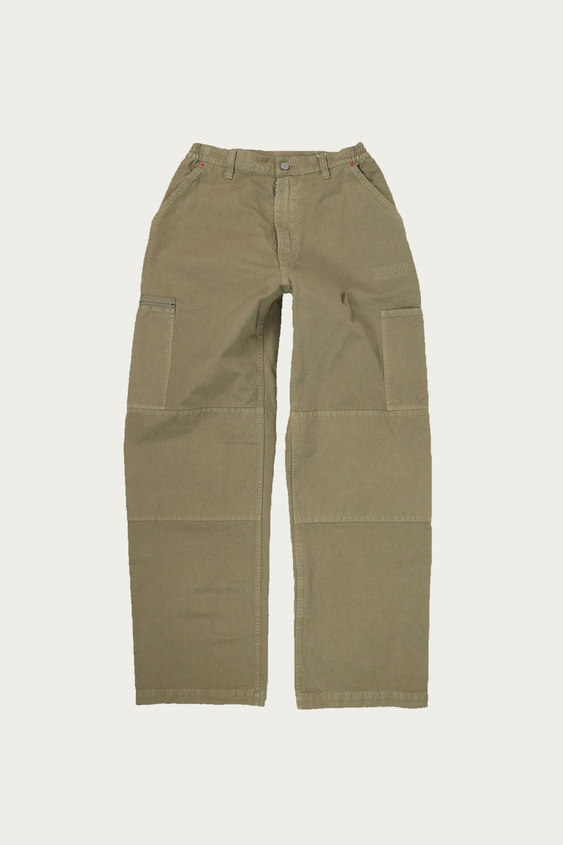 MM6 Maison Margiela Double Knee Cargos | Olive Drab | Canoe Club