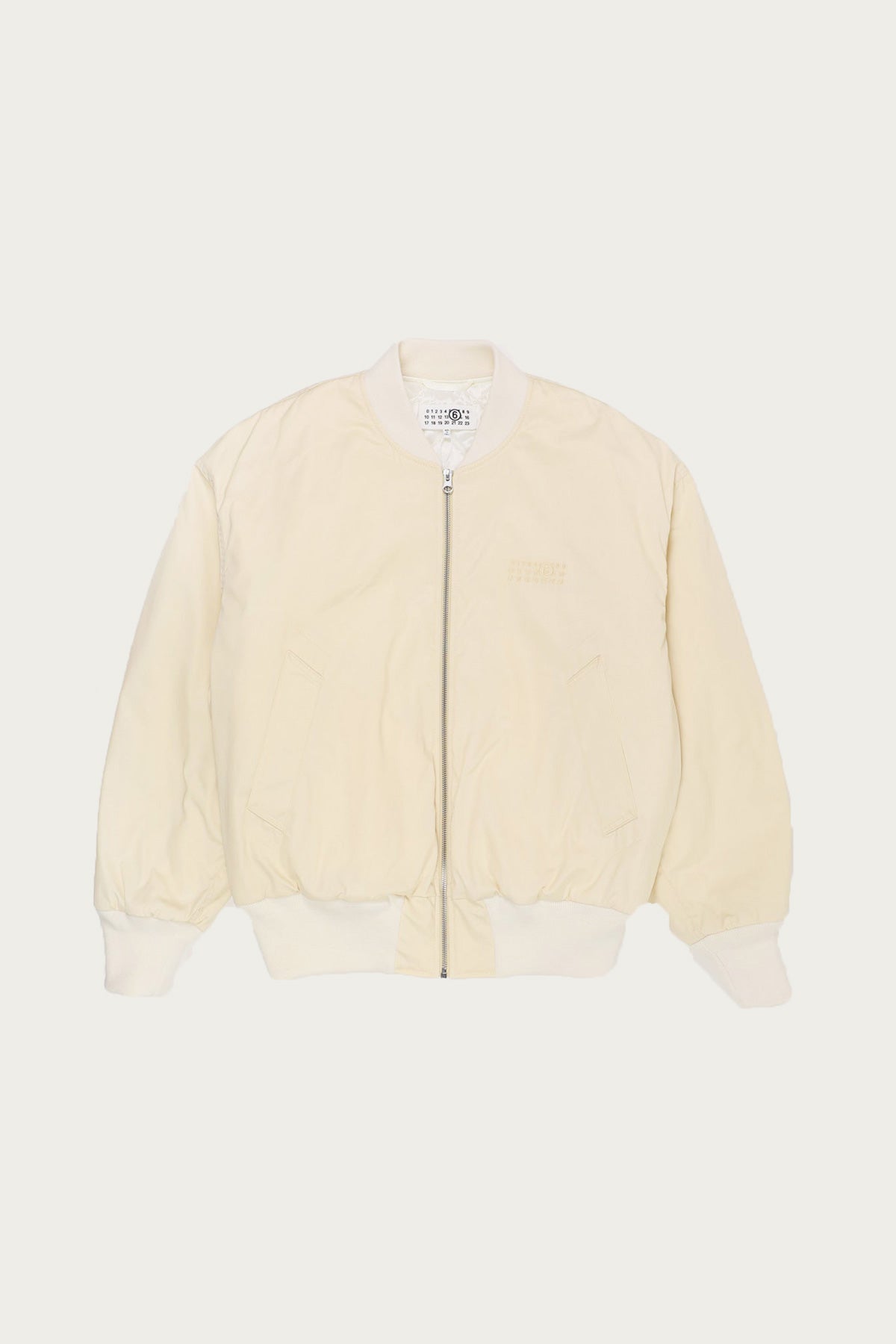 MM6 Maison Margiela - Numbers Bomber - Cream - Canoe Club