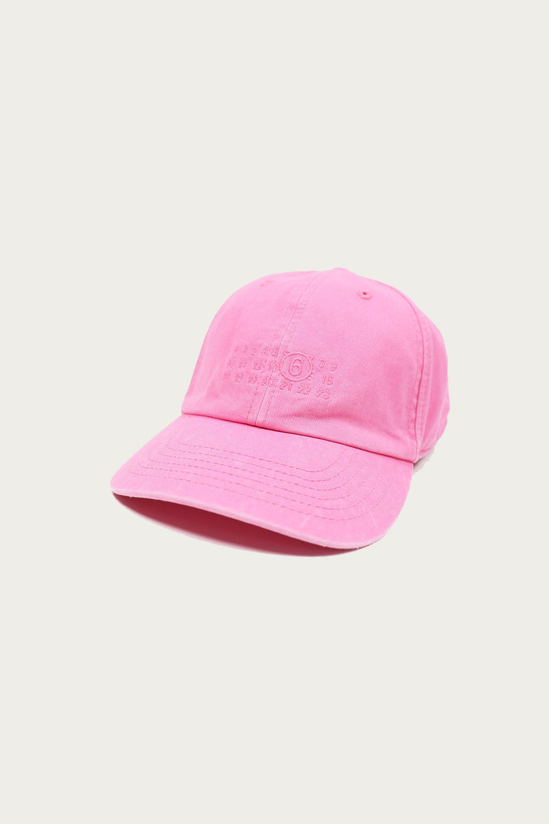 MM6 Maison Margiela Numbers Hat | Pink | Canoe Club