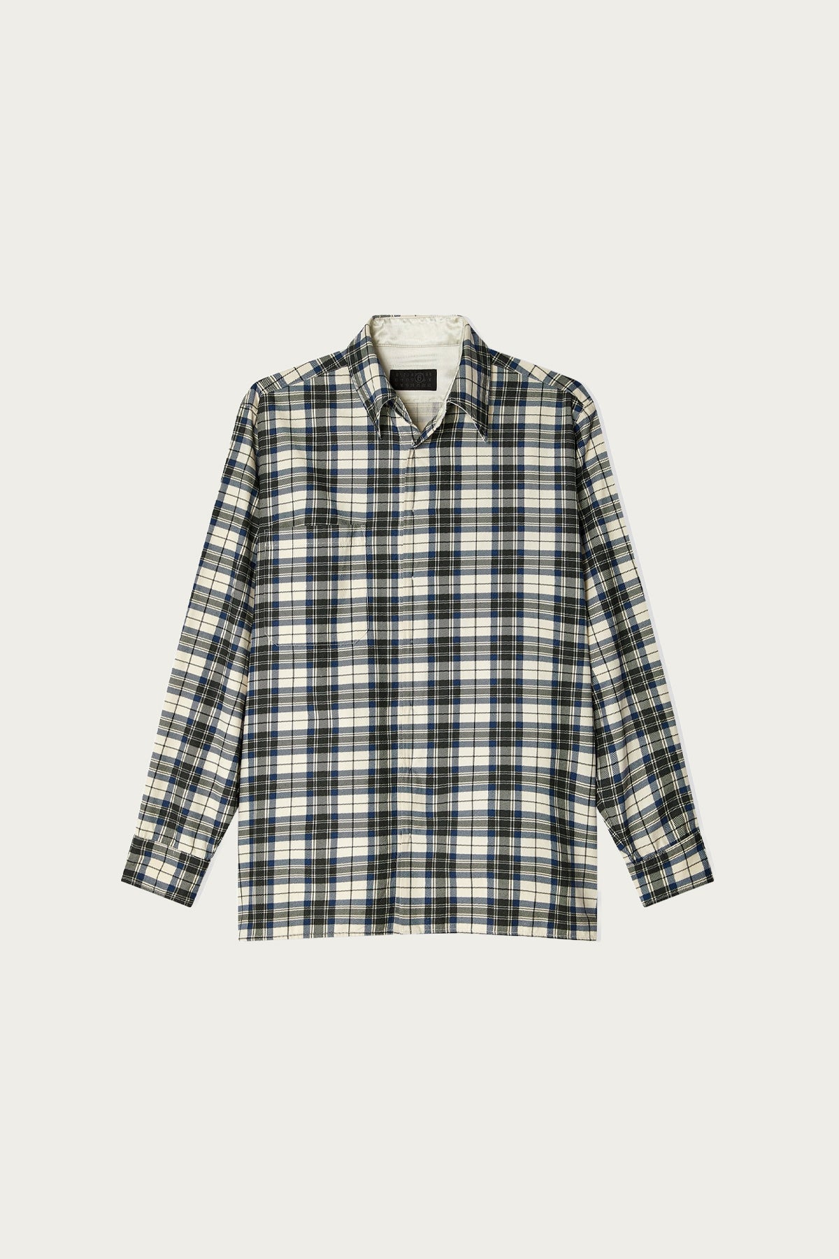 MM6 Maison Margiela - Reversible Flannel Shirt - Black/Blue - Canoe Club