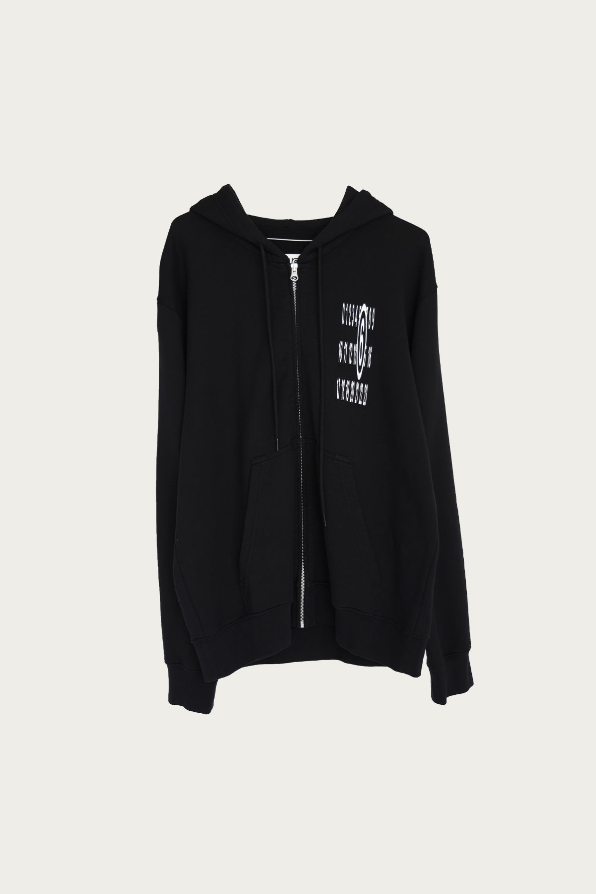 MM6 Maison Margiela - Unbrushed Jersey Hooded Sweatshirt - Black - Canoe Club