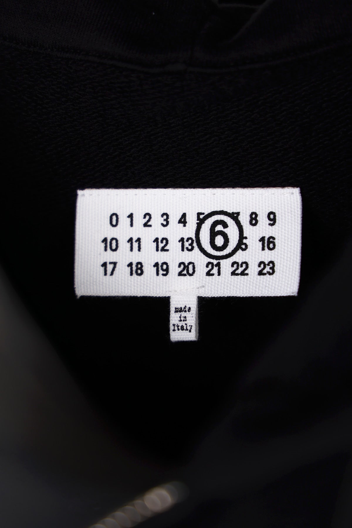MM6 Maison Margiela - Unbrushed Jersey Hooded Sweatshirt - Black - Canoe Club