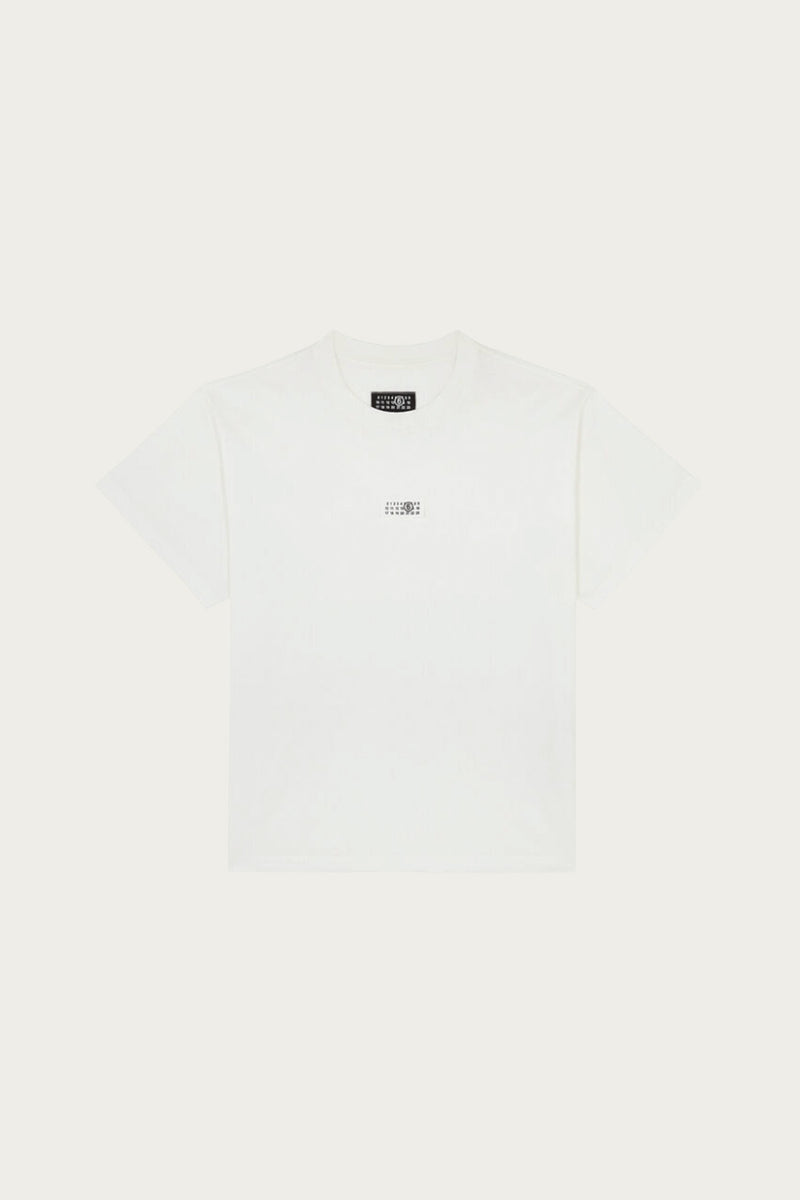MM6 Maison Margiela Numeric Cotton T-Shirt | White | Canoe Club