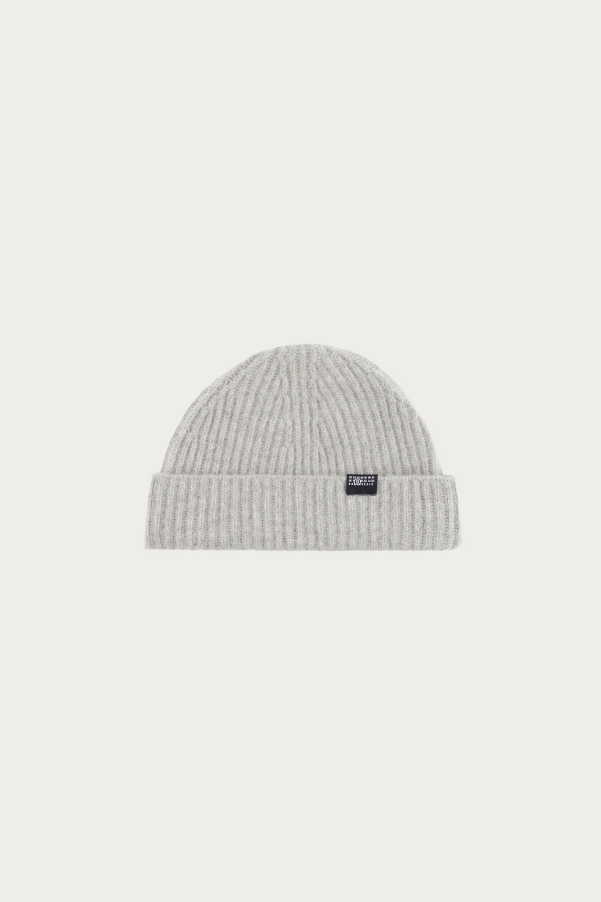MM6 Maison Margiela - Ribbed Wool Beanie - Grey - Canoe Club