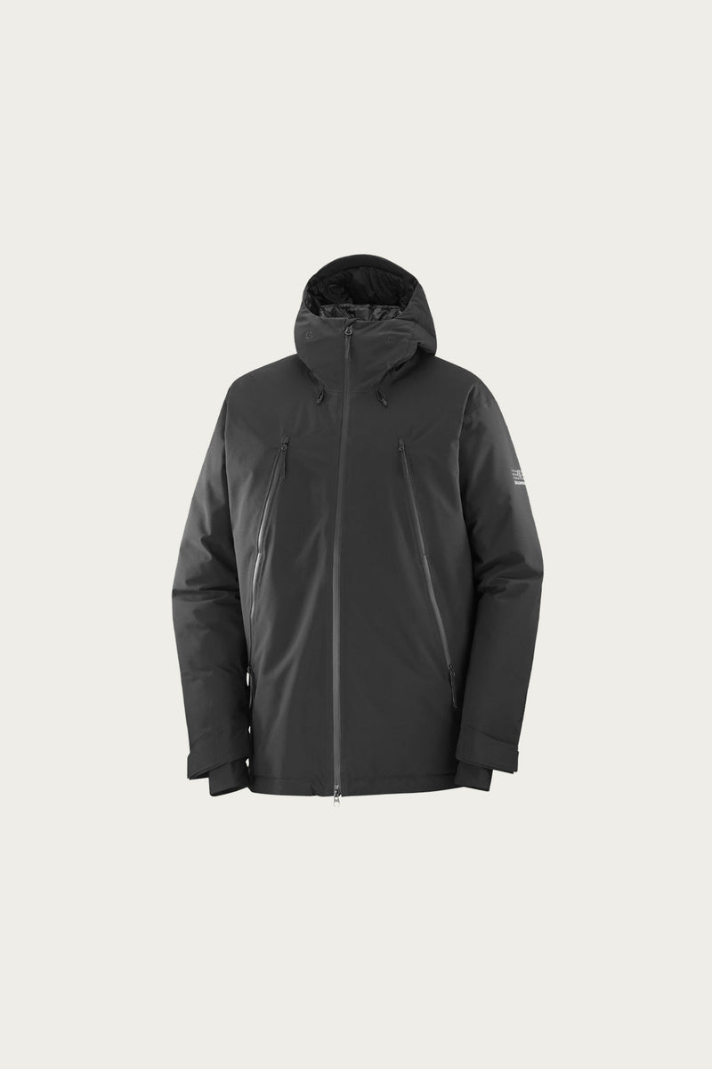 MM6 x Salomon Waterproof Down Parka | Black | Canoe Club