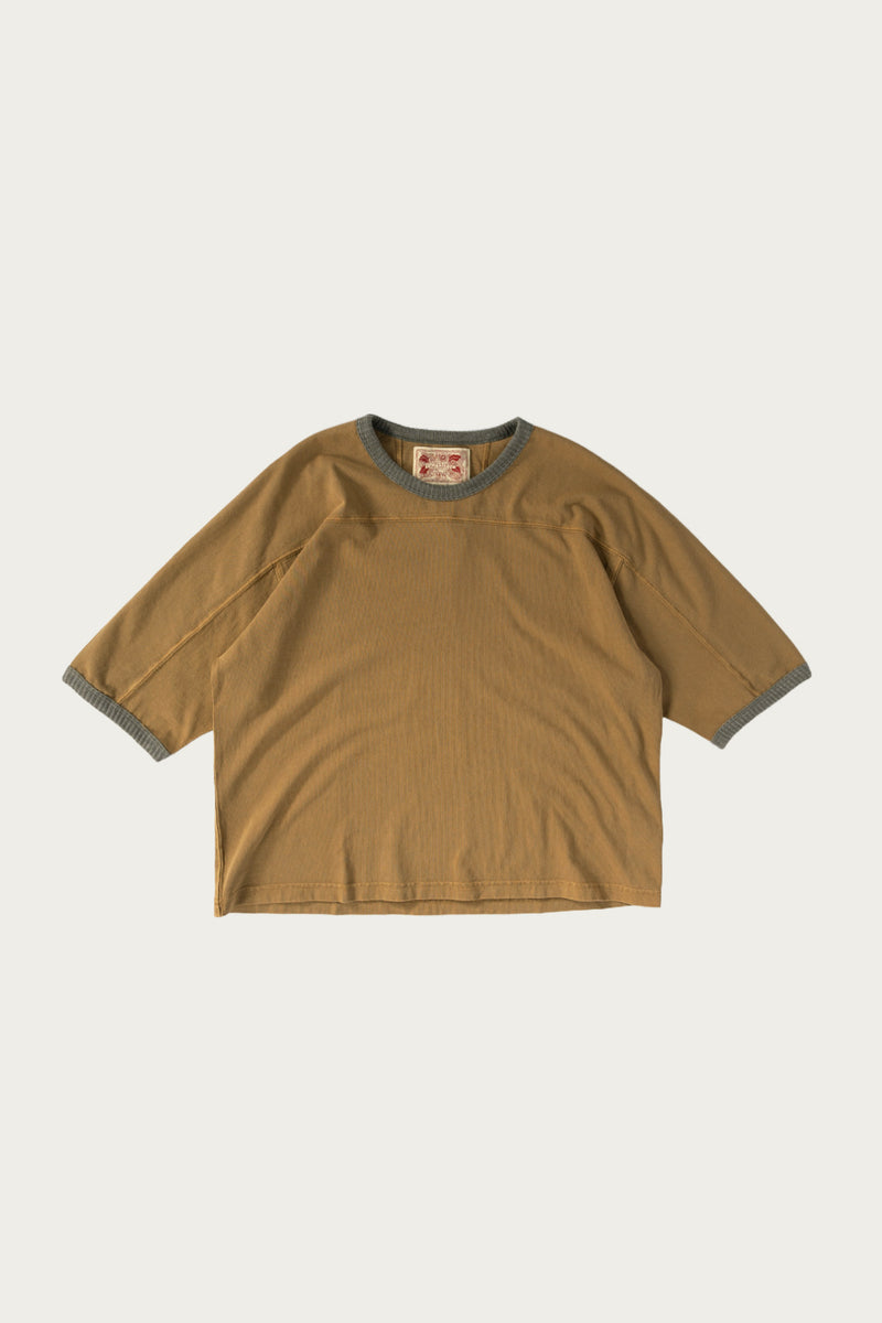 Archive]90sStereo Khaki Line Ringer Tee