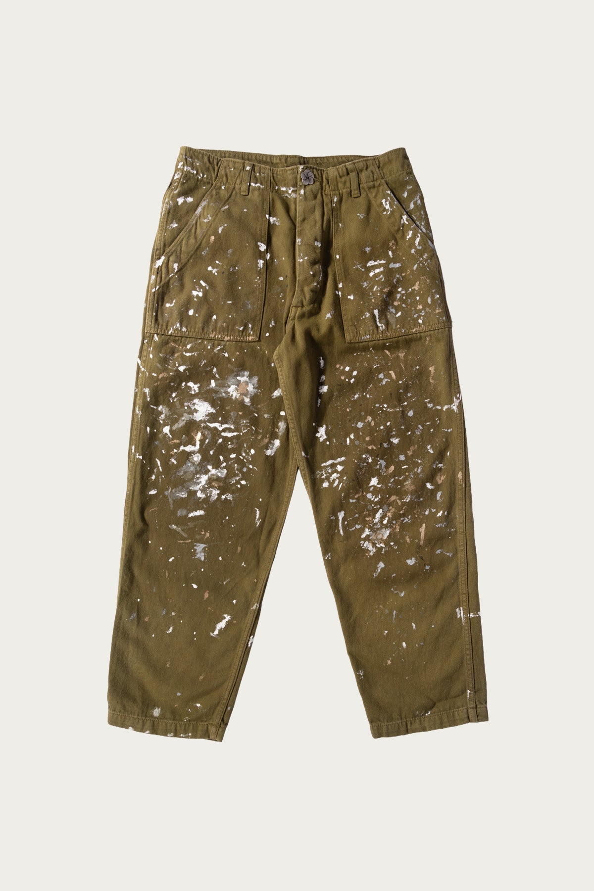 Monostereo - Jenny's Painting Pants - Mustard Green - Canoe Club