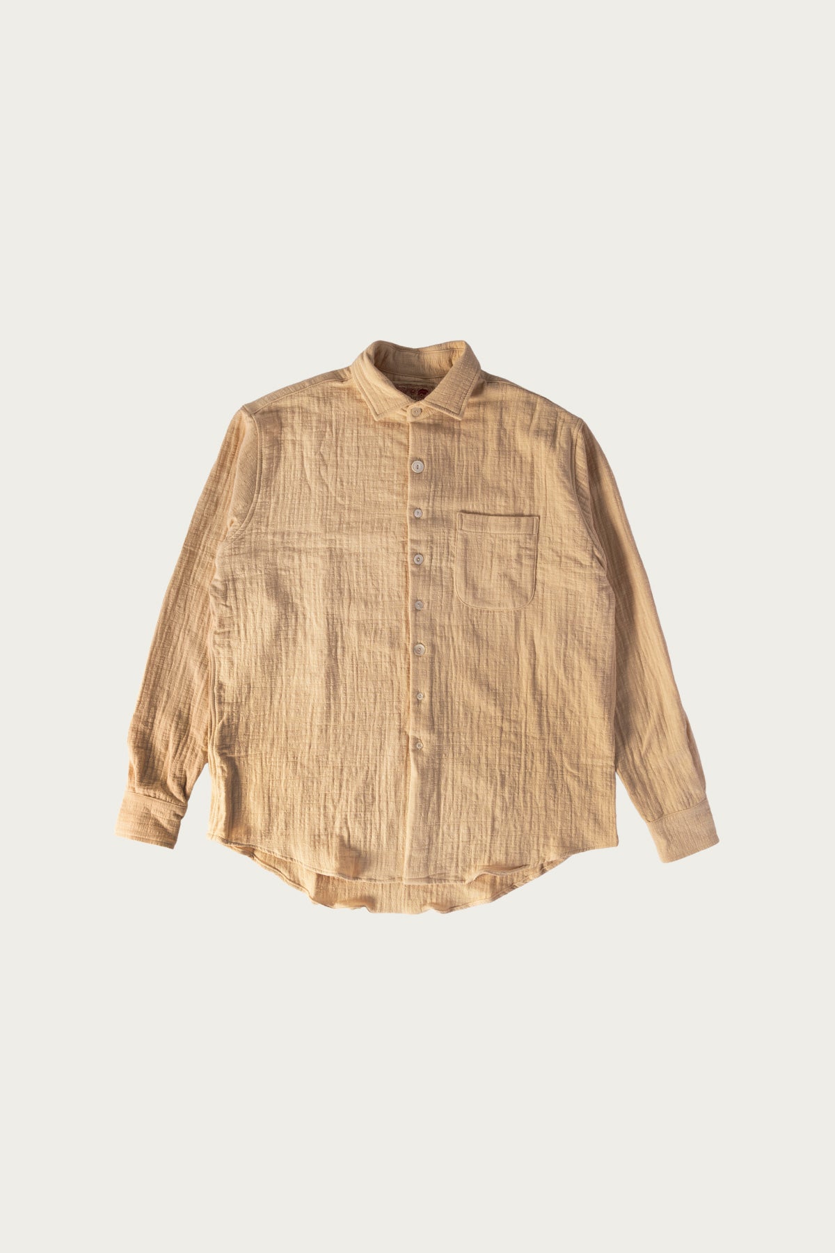 Monostereo - Ocean Pool Cotton Linen LS Shirt - Natural - Canoe Club