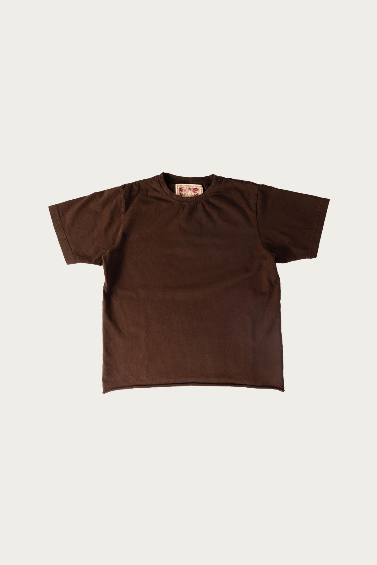 Monostereo - On The Farm Raw Hem Tee - Cocoa - Canoe Club