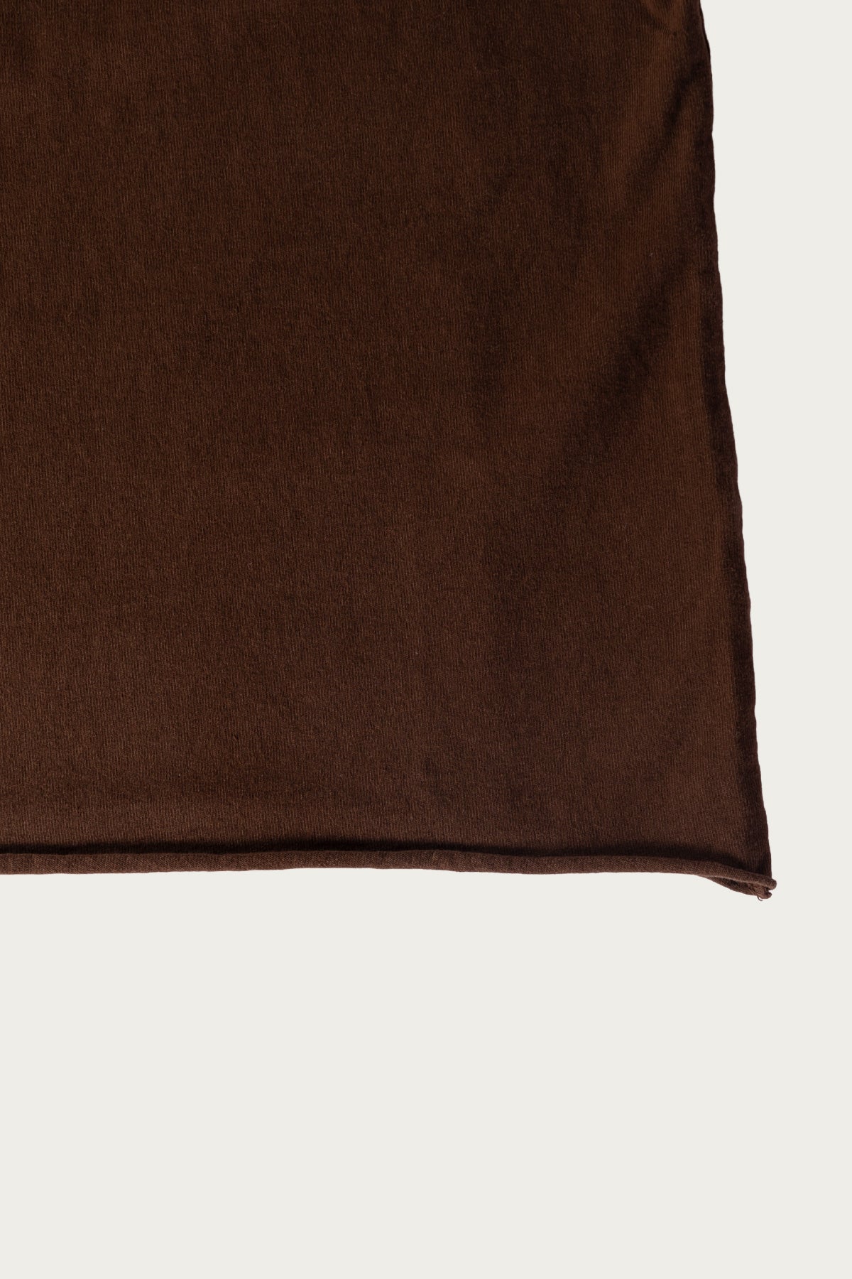 Monostereo - On The Farm Raw Hem Tee - Cocoa - Canoe Club