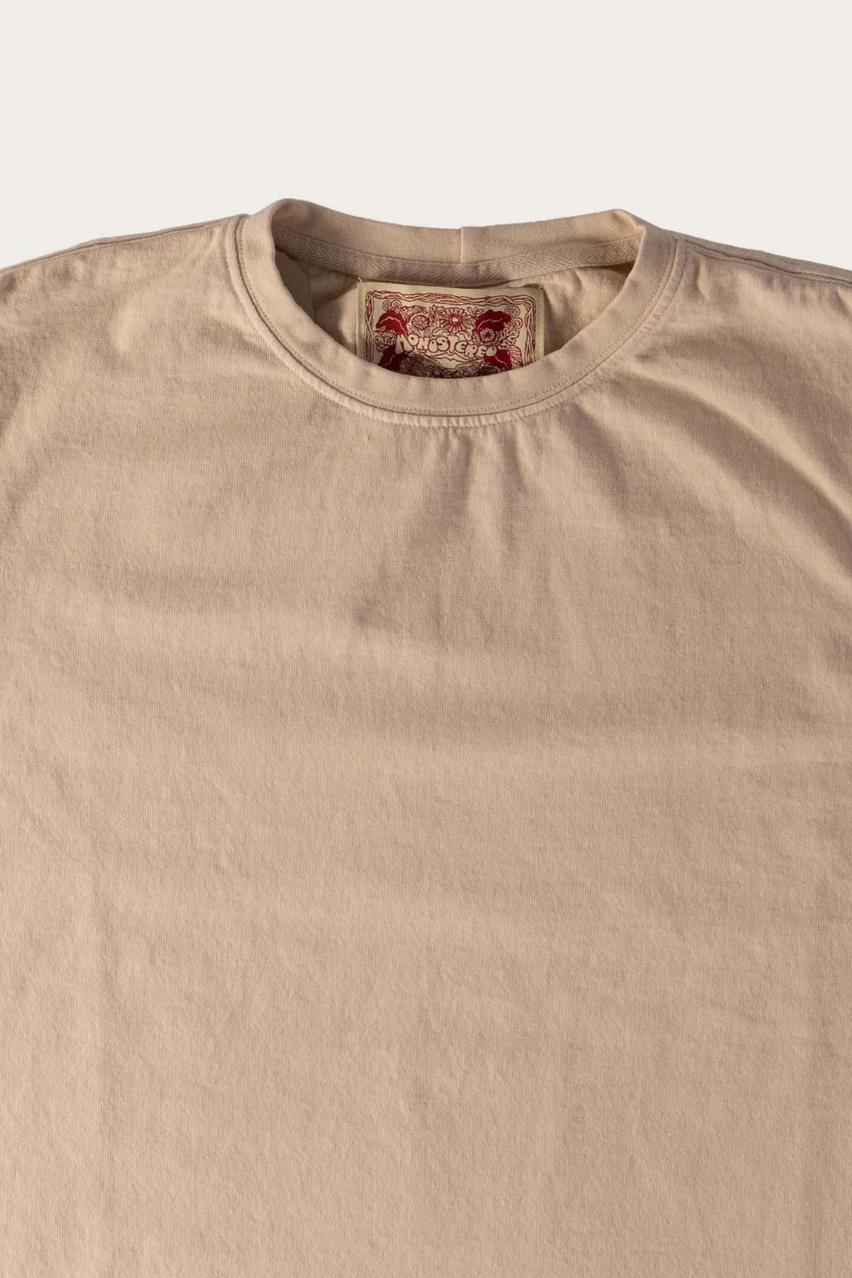 Monostereo - On The Farm Raw Hem Tee - Natural - Canoe Club