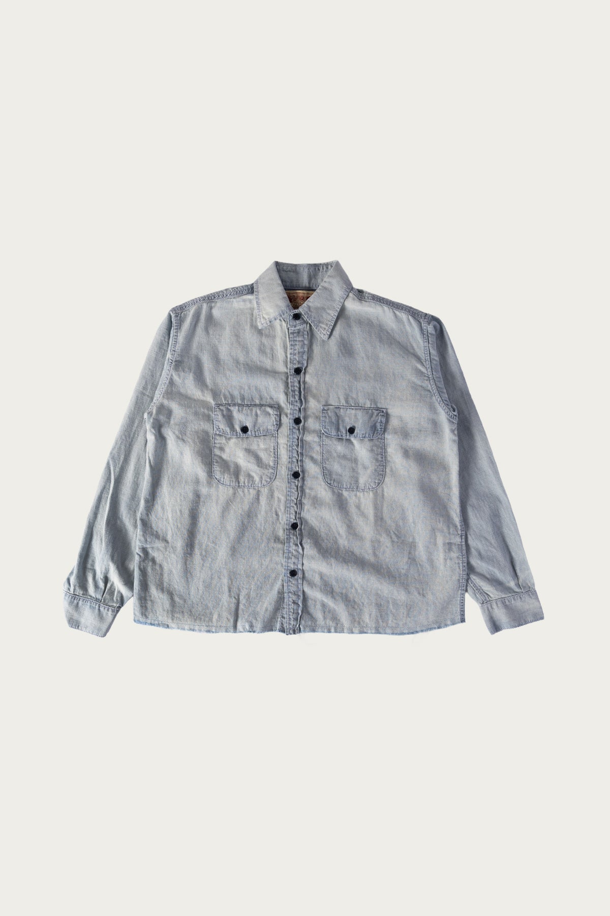 Monostereo - Raw Hem Hemp Chambray LS Shirt - Light Wash - Canoe Club