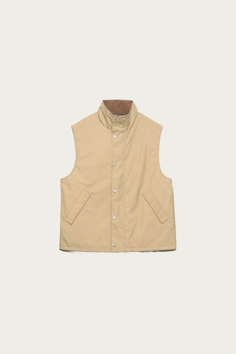 Nanamica 2L PERTEX UNLIMITED Field Vest | Beige | Canoe Club