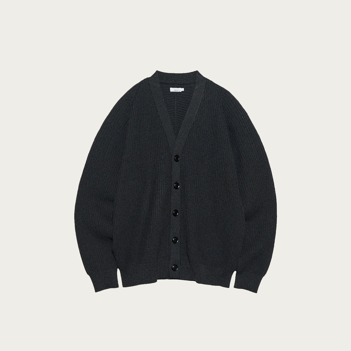 Nanamica 5G Knit Cardigan | Black | Canoe Club