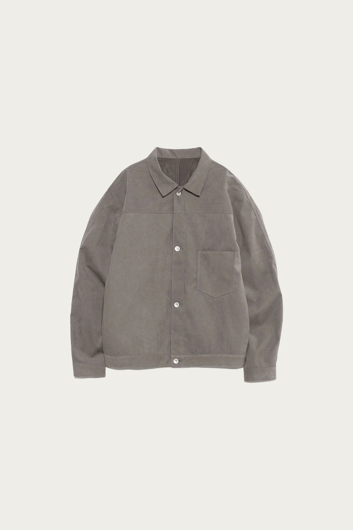 nanamica - Ultrasuede Short Jacket - Grey - Canoe Club
