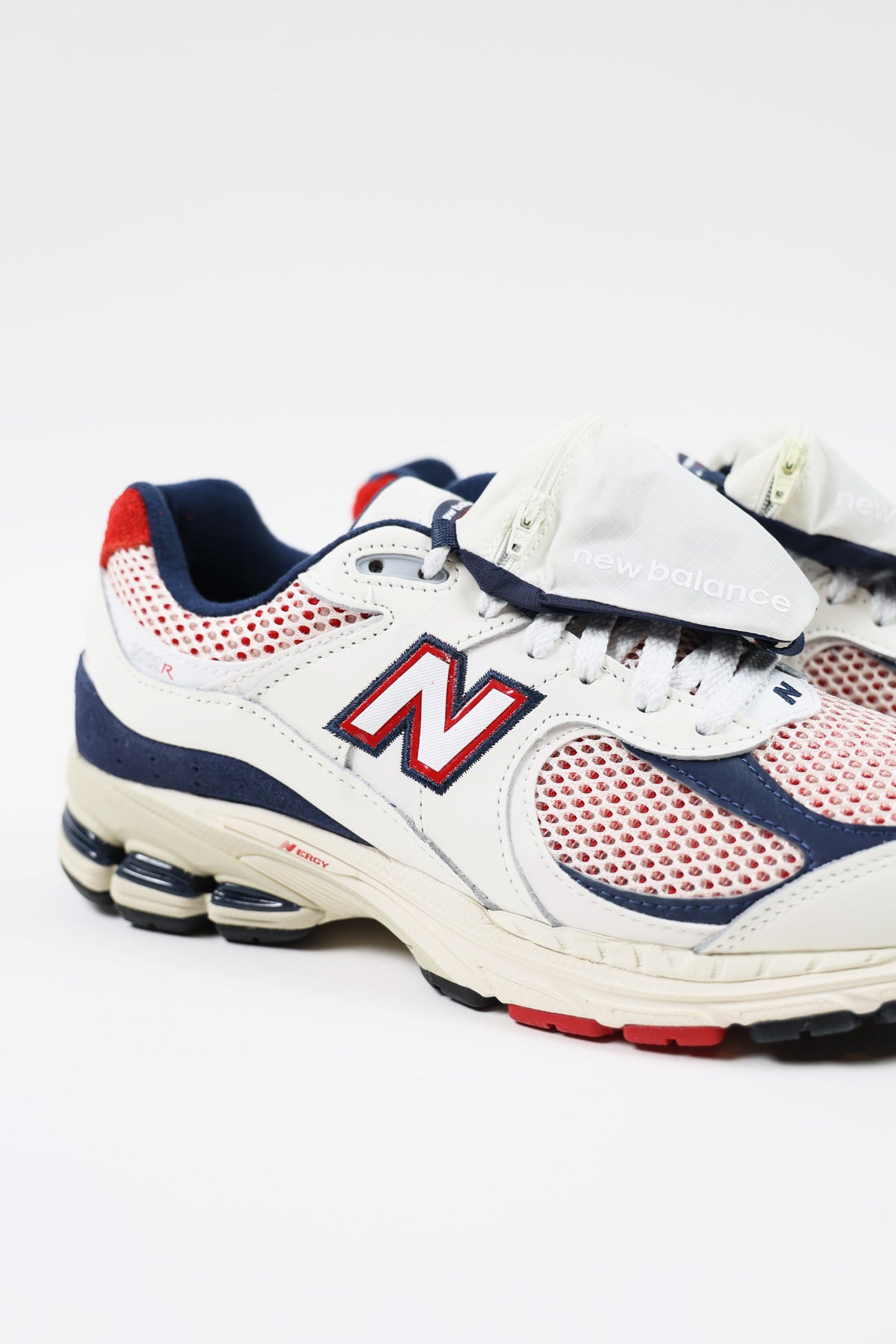 New Balance - 2002R - White/Red - Canoe Club