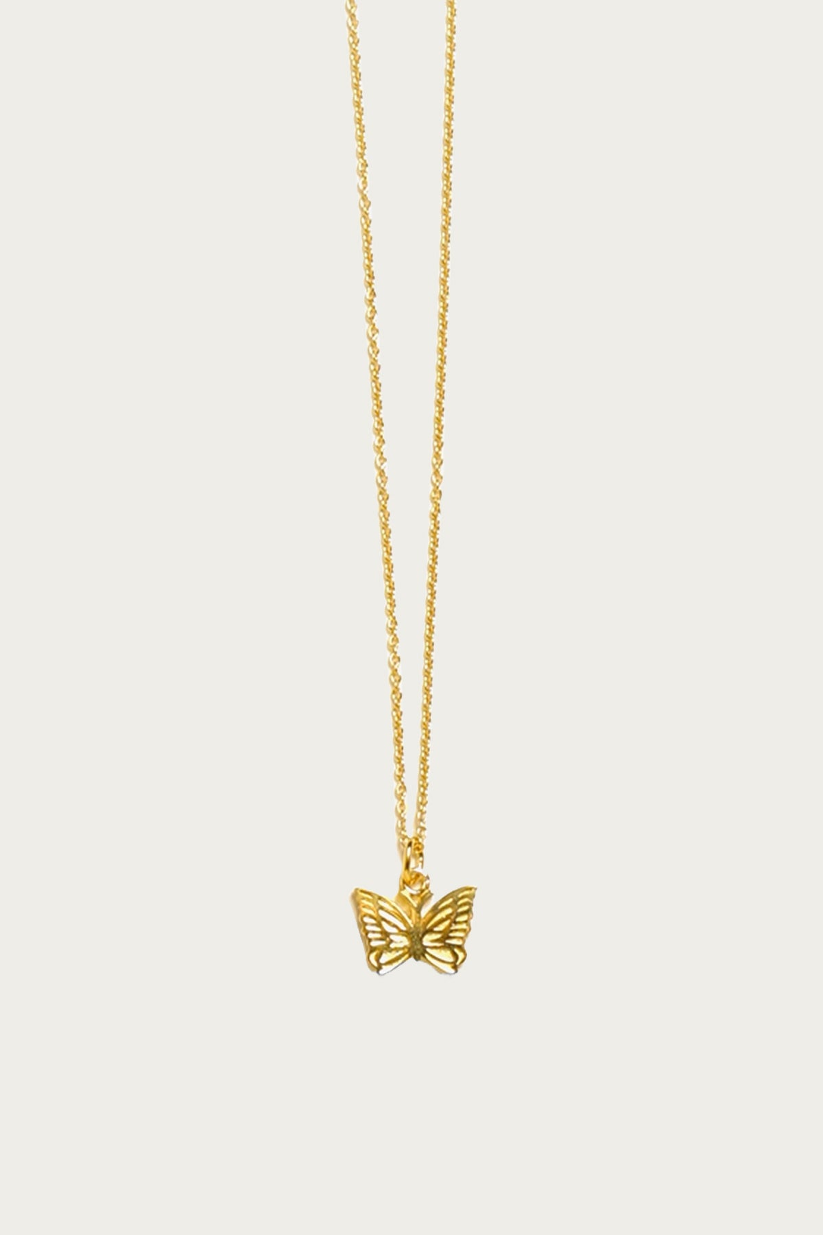 Needles - Gold Plate Pendant - Papillon - Canoe Club