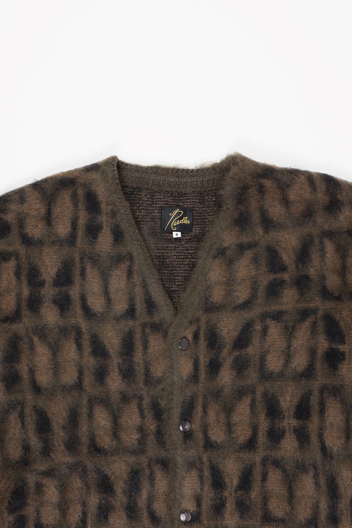 Needles - Papillon Mohair Cardigan - Olive - Canoe Club