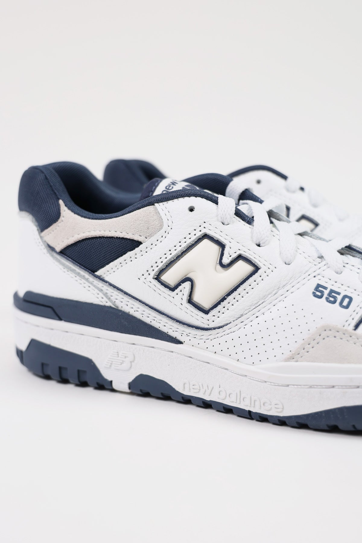 New Balance - 550 - White/Dusty Blue - Canoe Club