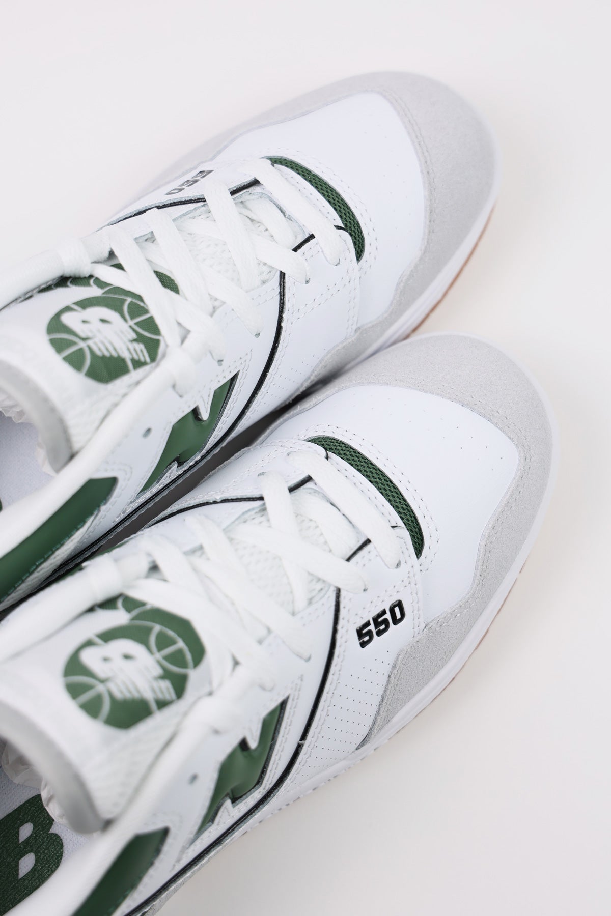 New Balance - 550 - White/Nori - Canoe Club