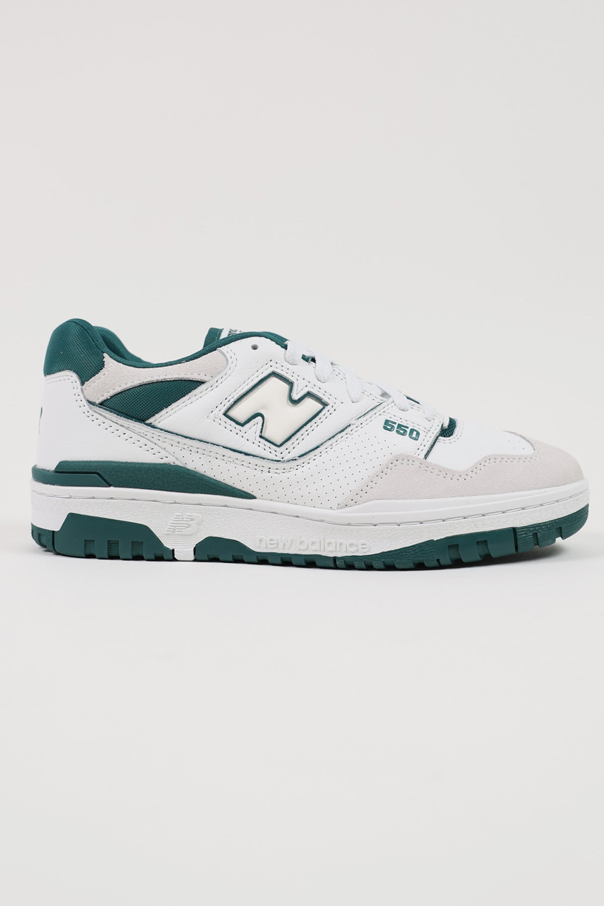 New Balance - 550 - White/Vintage Teal - Canoe Club
