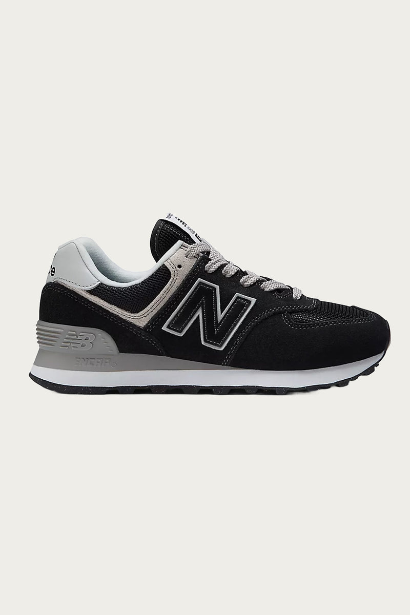 New Balance 574 Core | Black/White | Canoe Club