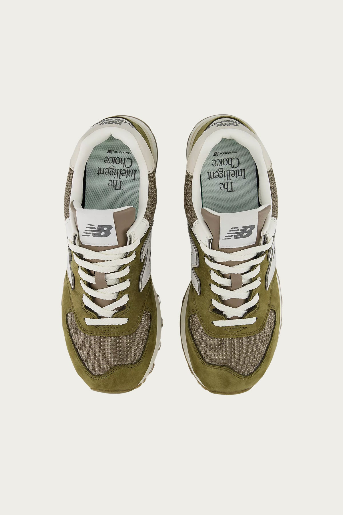 New Balance - 574 - Calcium/Dark Silver Metallic - Canoe Club