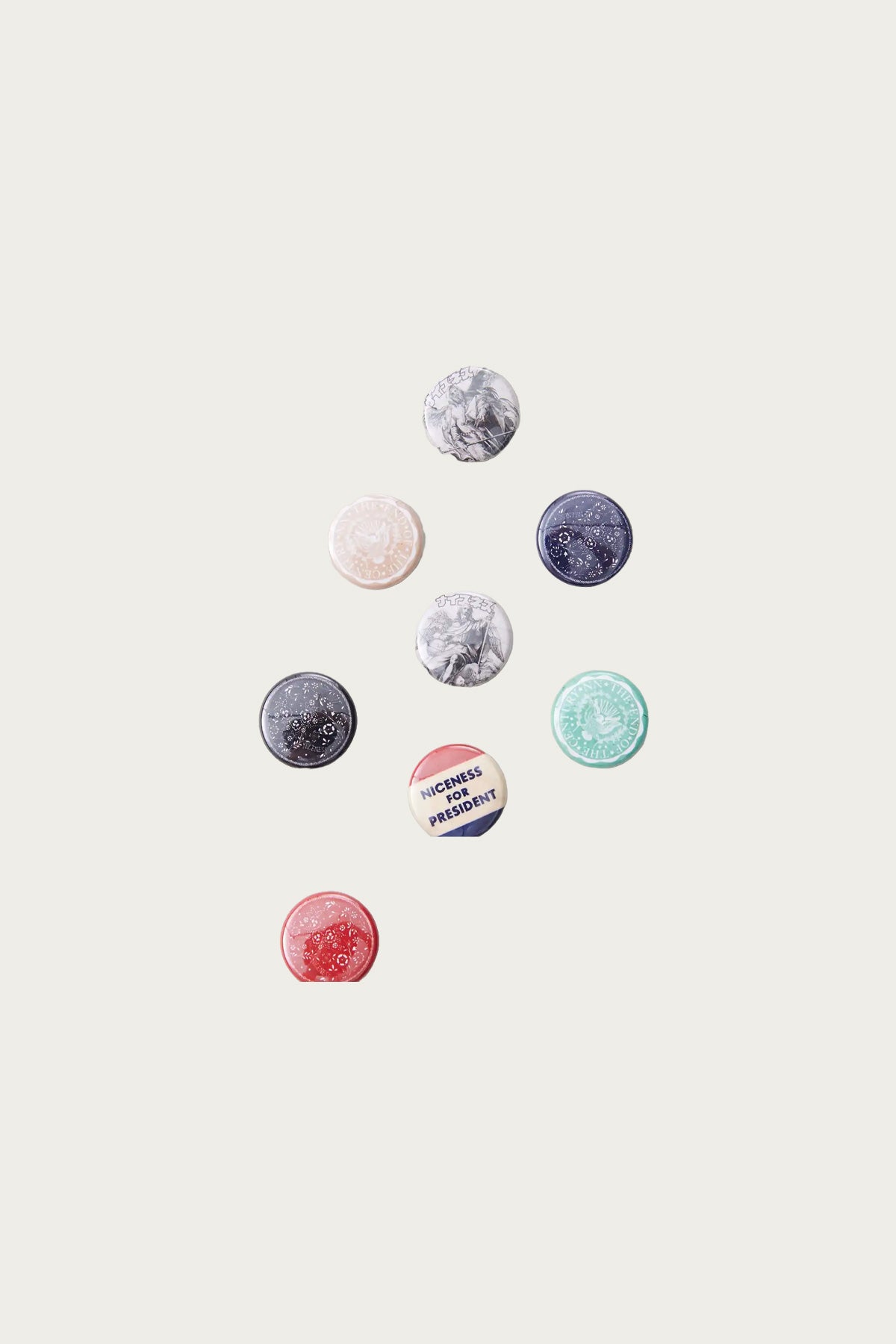 Niceness - Birthday NN Badges x4 - Canoe Club