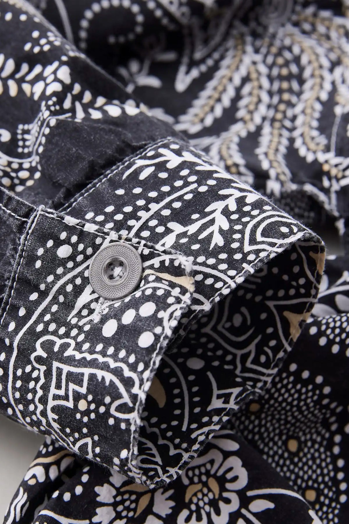 Niceness - Gyan Bandana Trucker Jacket - Black - Canoe Club