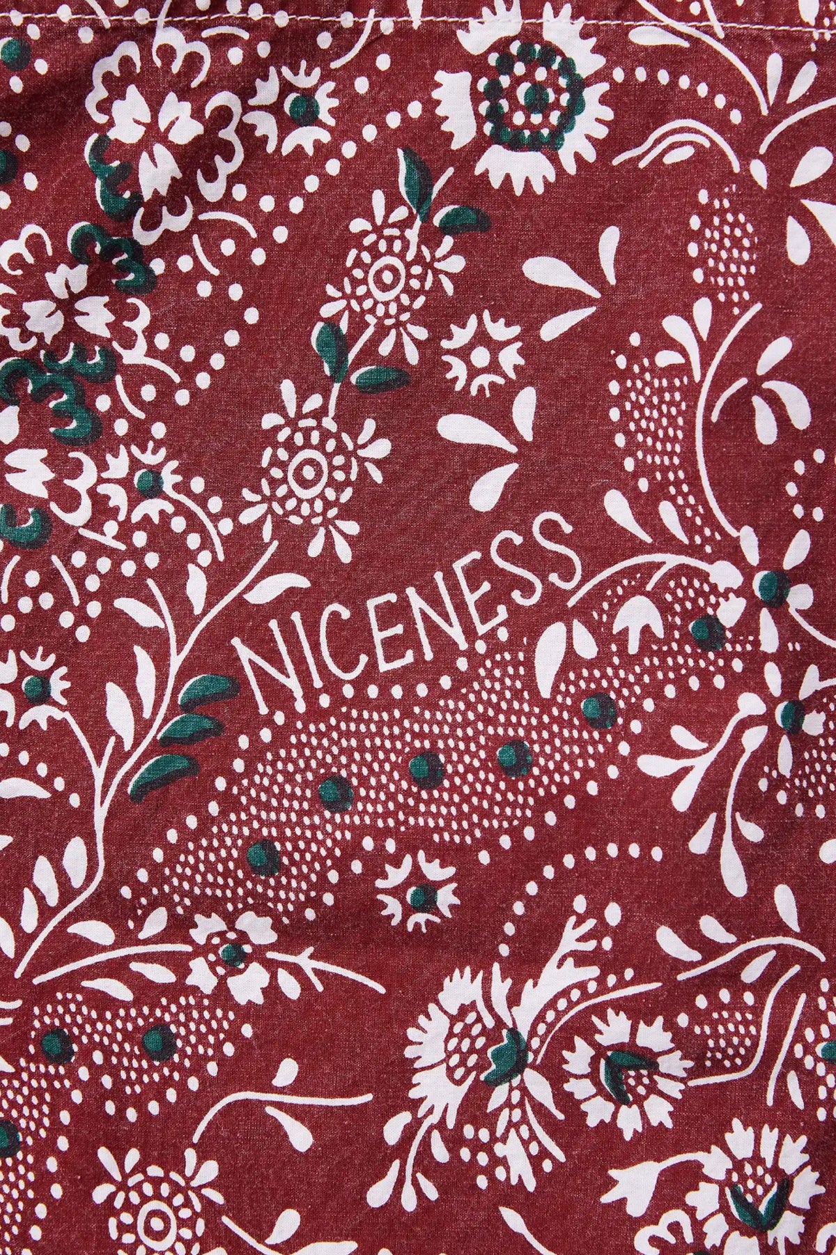 Niceness - Gyan Bandana Trucker Jacket - Red - Canoe Club