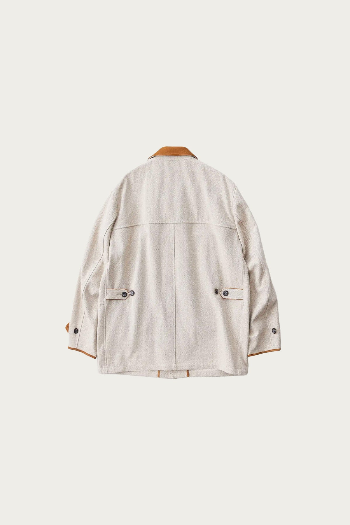 Niceness - Loran Herringbone Hunting Jacket - Khaki - Canoe Club