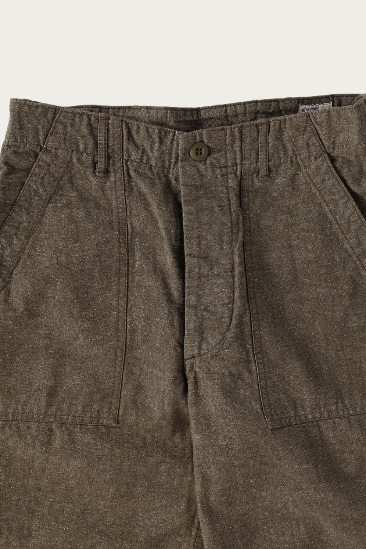 orSlow - Chambray Fatigue Pants (Regular Fit) - Dusty Olive - Canoe Club