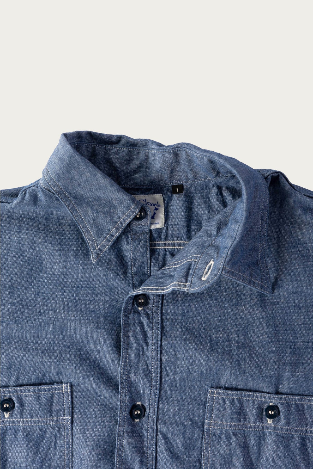 orSlow - Relax Fit Chambray Work Shirt - Chambray - Canoe Club