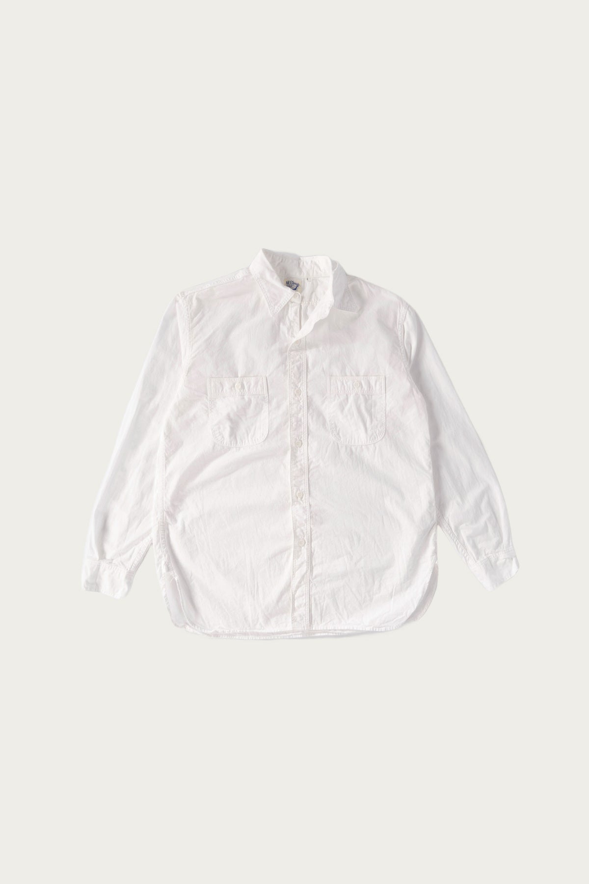 orSlow - Relax Fit Chambray Work Shirt - White - Canoe Club