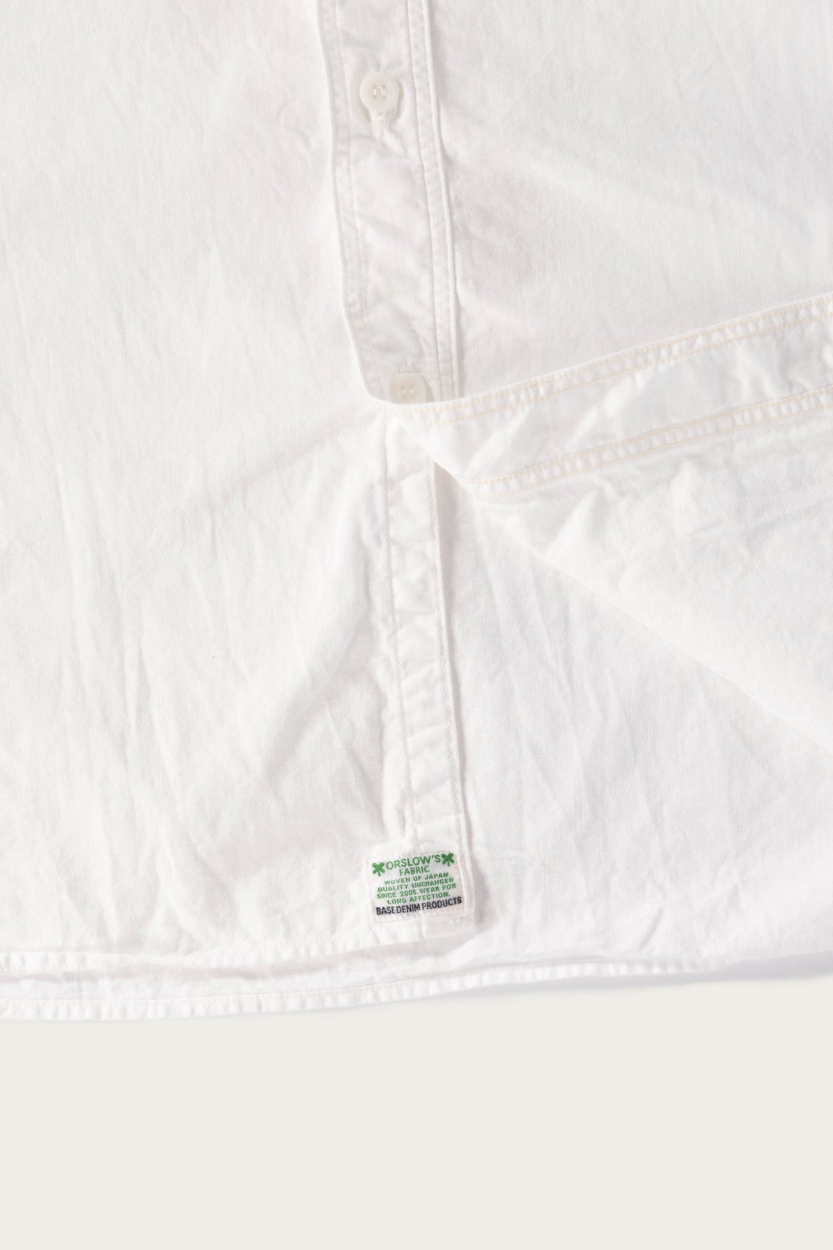 orSlow - Relax Fit Chambray Work Shirt - White - Canoe Club