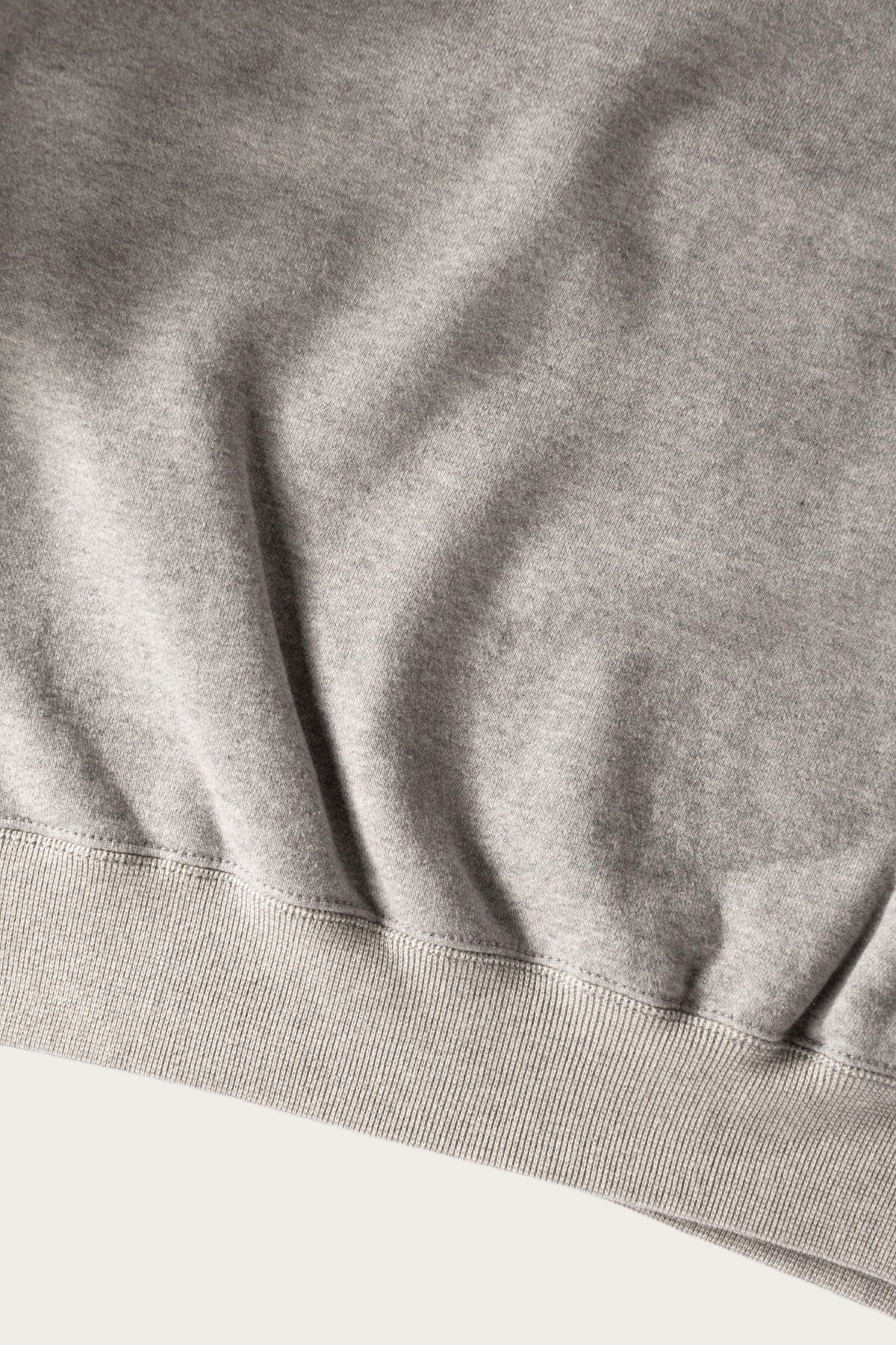 orSlow - Relax Fit Densely Knit Sweat Shirt - Heather Grey - Canoe Club