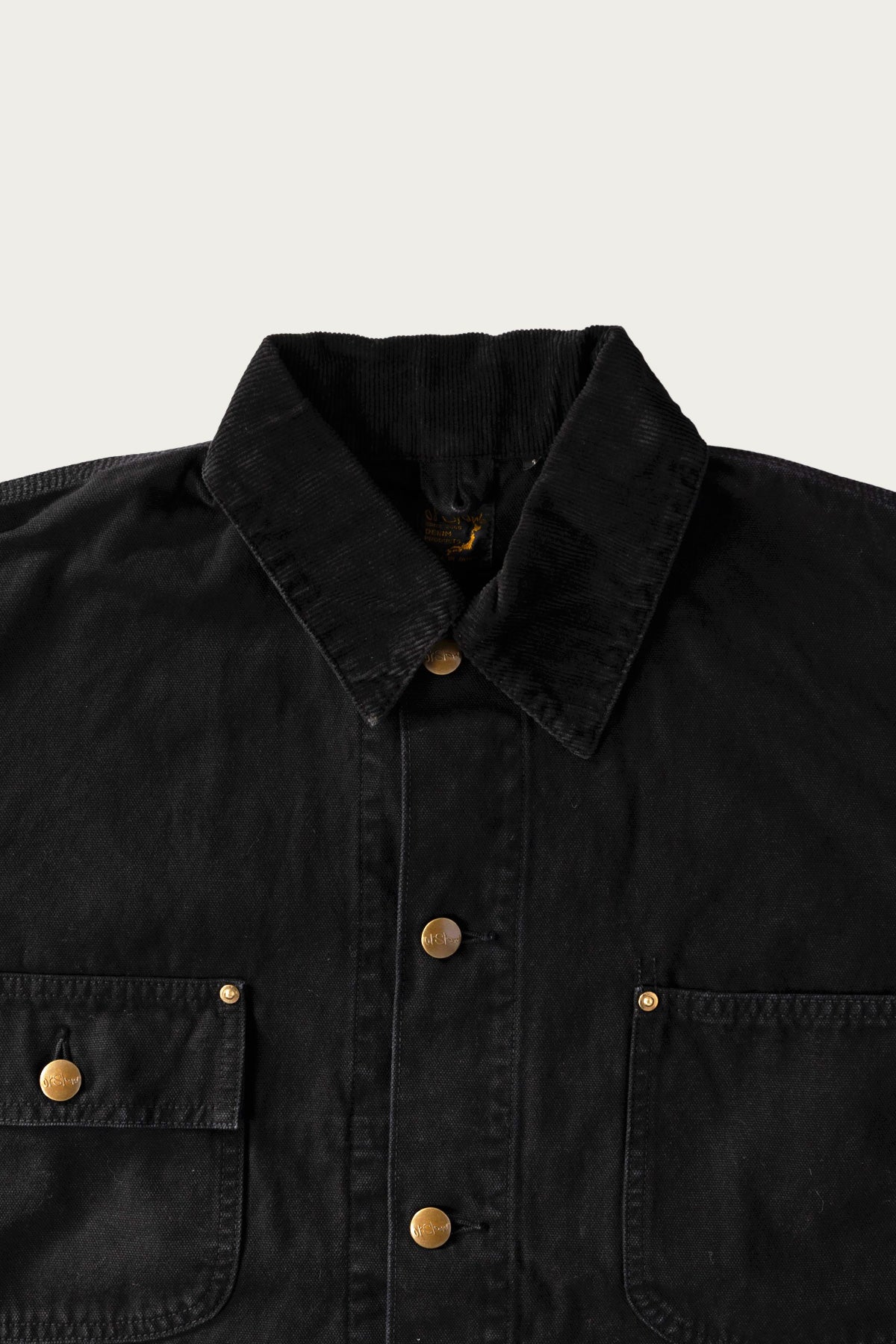 orSlow - Relax Fit Oxford Coverall - Black - Canoe Club